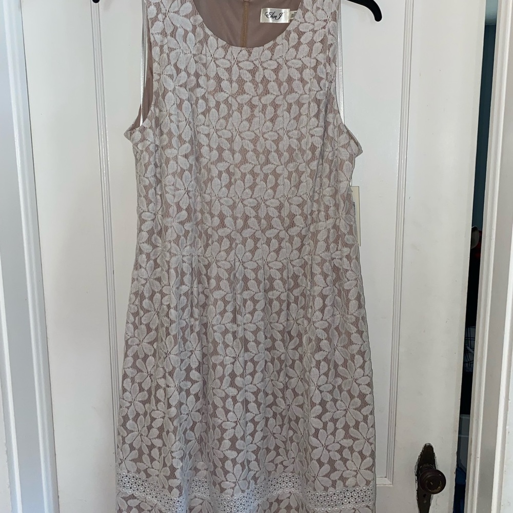 Beautiful white Lace Ivory Eliza J Dress